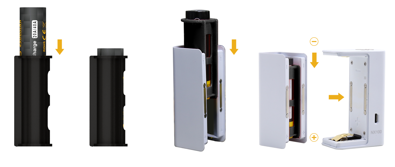 Aspire NX100 Box Mod Akkuträger 3 Farben