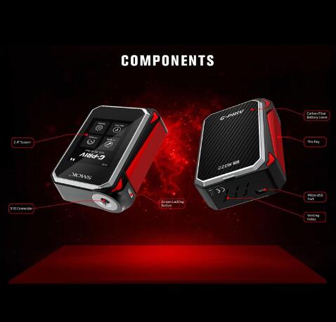 SMOK G - PRIV 220w Touch Display Starterkit Starterset mit TFV8 Big Baby - 5,0 ml