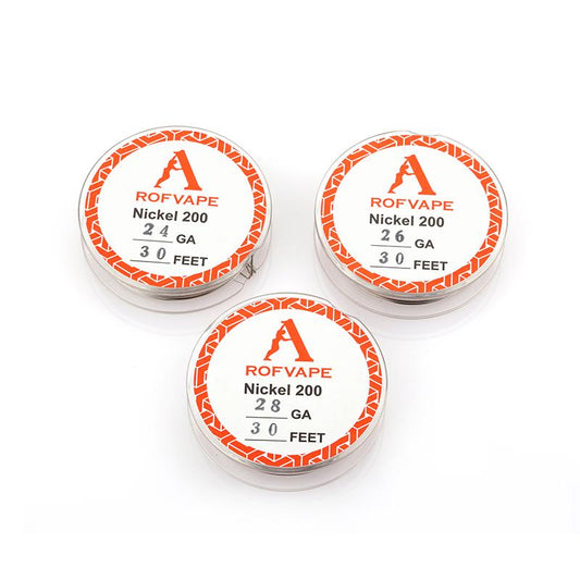 Rofvape Ni200 Nickel Draht 24/26/28GA - 30 Fuß