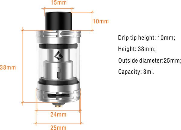 Geekvape illusion Mini Sub Ohm Tank - 3ml