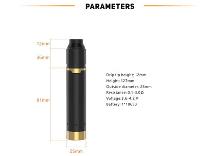 Geekvape Tsunami Mech Kit mit Tsunami Pro RDA