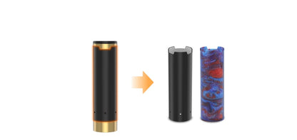 Geekvape Tsunami Schwarzer Ring Plus Mech Mod