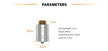 Geekvape Medusa Reborn RDTA Verdampfer - 3,5ml