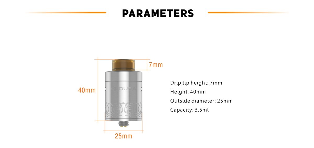 Geekvape Medusa Reborn RDTA Verdampfer - 3,5ml