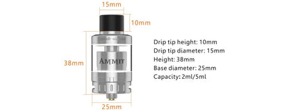 Geekvape Ammit 25 RTA Tank Verdampfer - 2/5ml
