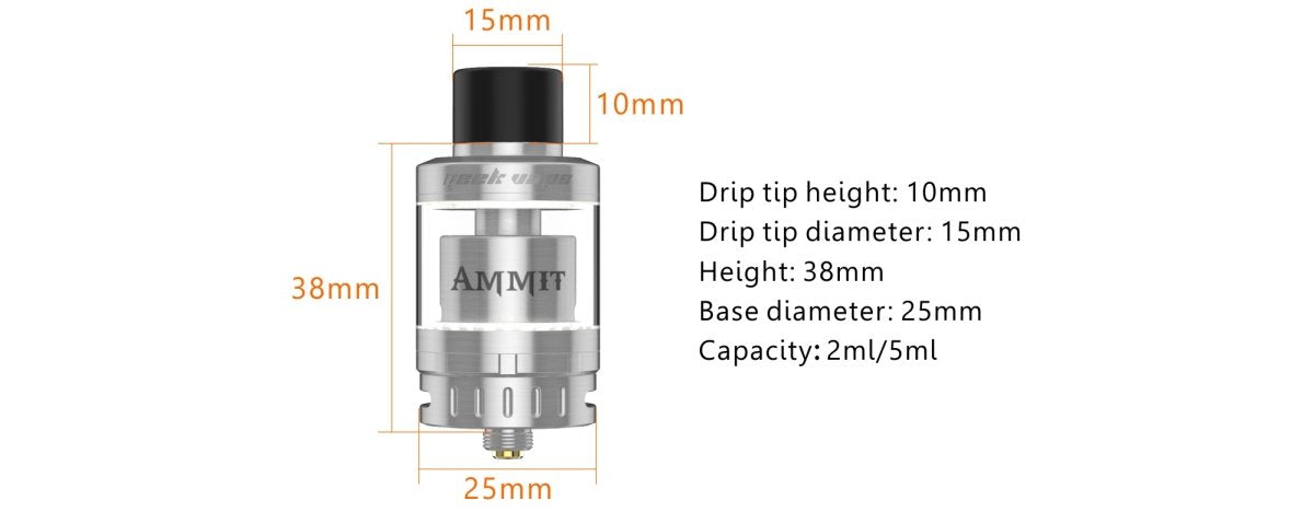 Geekvape Ammit 25 RTA Tank Verdampfer - 2/5ml