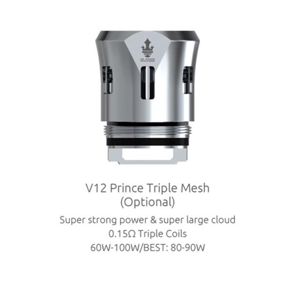 SMOK TFV12 V12 PRINCE TANK Ersatz MESH COILS - 3 Stück/Packung