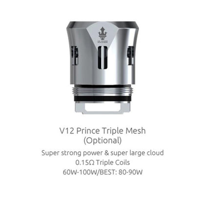 SMOK TFV12 V12 PRINCE TANK Ersatz MESH COILS - 3 Stück/Packung