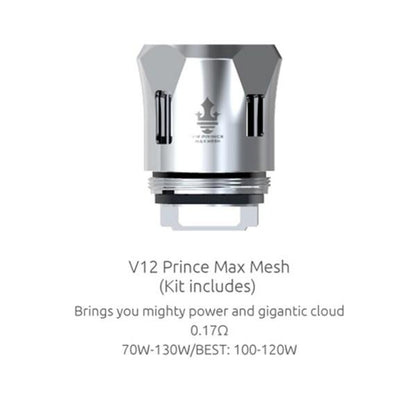 SMOK TFV12 V12 PRINCE TANK Ersatz MESH COILS - 3 Stück/Packung