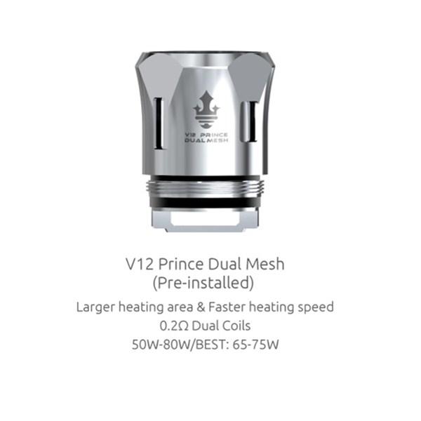 SMOK TFV12 V12 PRINCE TANK Ersatz MESH COILS - 3 Stück/Packung