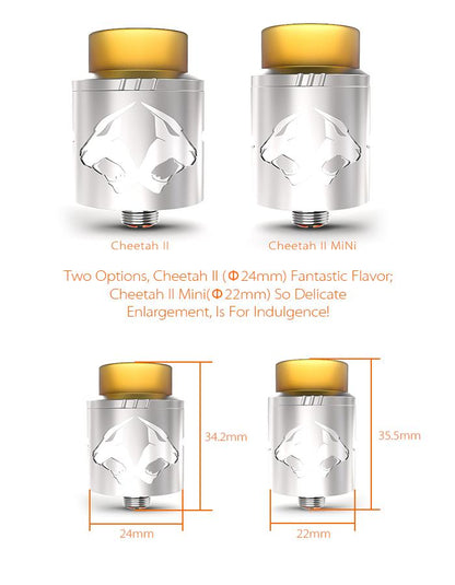 OBS Cheetah II RDA Verdampfer 24mm