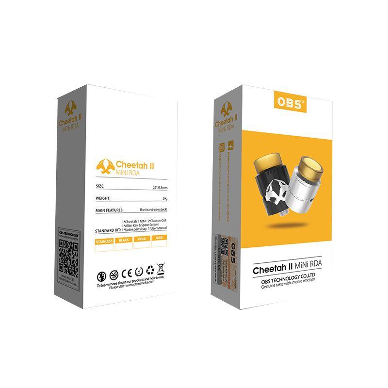OBS Cheetah II Mini RDA Verdampfe 22mm
