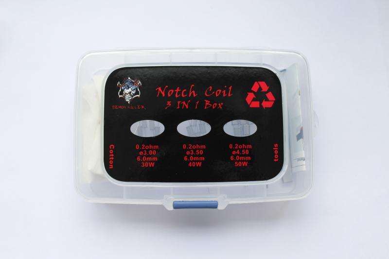 Demon Killer 3 in 1 Fertigcoil Box Notch Coils - 18 Stück / Packung