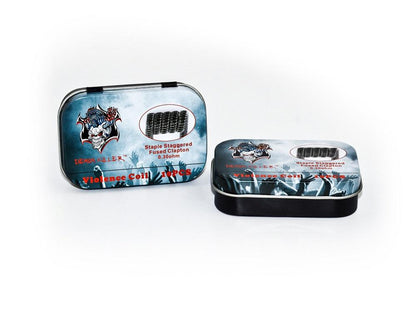 Demon Killer Staple Staggered Fused Clapton Fertigcoil 0,3 Ohm - 10 Stück / Packung