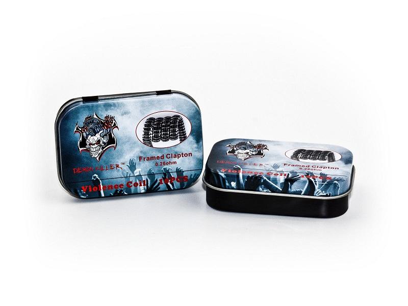 Demon Killer Rahmend Clapton Fertigwicklung Coil Fertigcoil 0,26 Ohm - 10 Stück / Packung