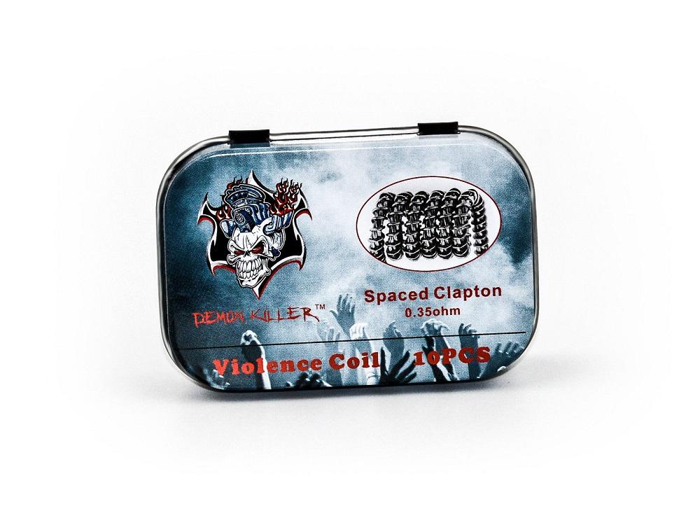 Demon Spaced Clapton Fertigwicklung Coil Fertigcoil 0,35 Ohm - 10 Stück / Packung