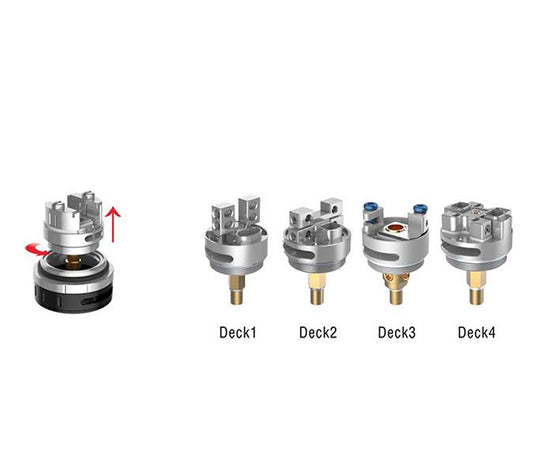 Digiflavor Pharao RTA Austauschbare Decks