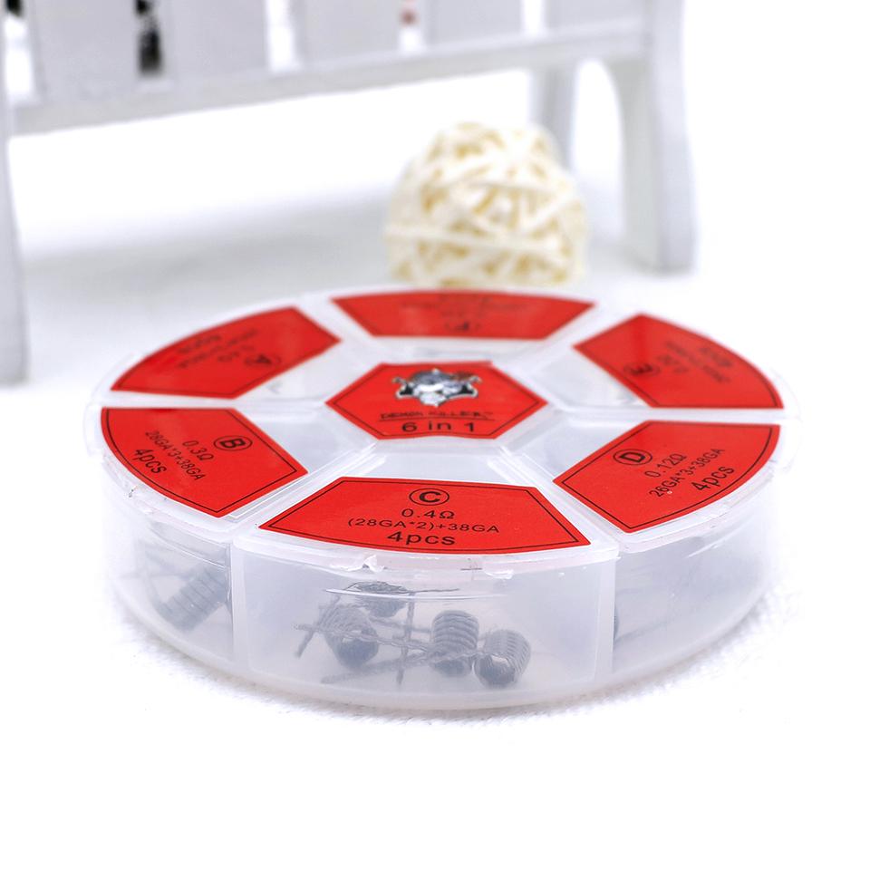 Demon Killer Flame Coil 6 in1 Ni80 Kit - 24 Stück / Packung