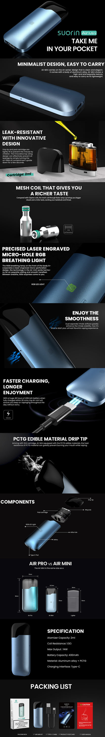Suorin Air Mini Pod System Kit