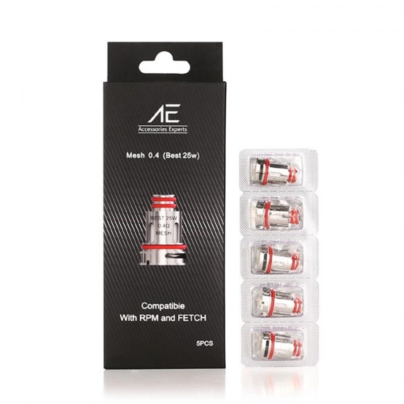 AE 0,4 Ohm Mesh Coils für SMOK RPM40/ SMOK Fetch Mini 5 Stück / Packung