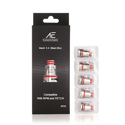 AE 0,4 Ohm Mesh Coils für SMOK RPM40/ SMOK Fetch Mini 5 Stück / Packung