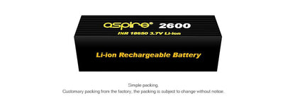 Aspire INR 18650 Li-Ionen-Akku 20A 2600mAh