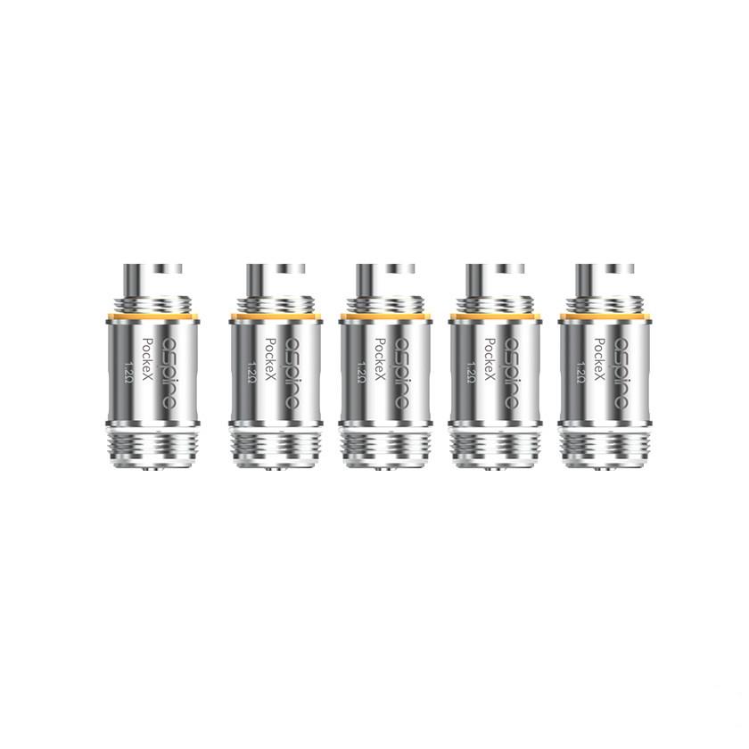Aspire PockeX Ersatz Verdampferkopf 5Stück