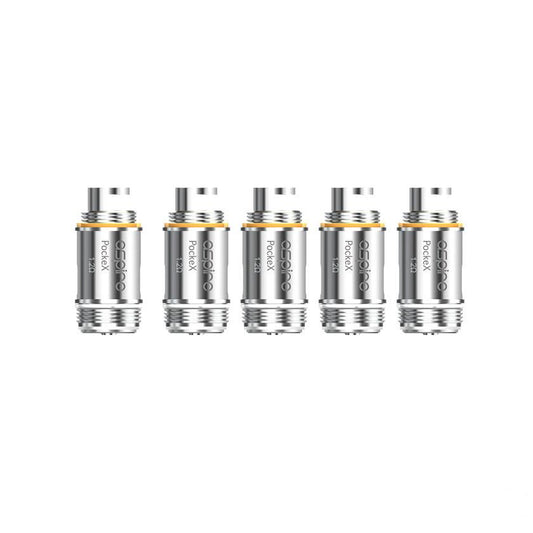 Aspire PockeX Ersatz Verdampferkopf 5Stück