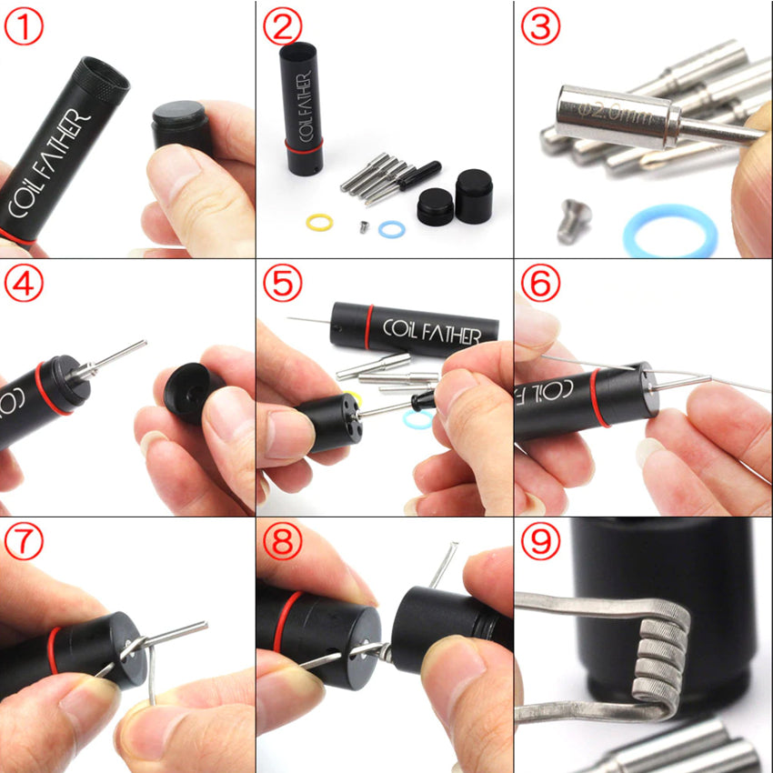 Coil Father Coiling Kit V2 Vape Coil Jig 1Stück/Packung
