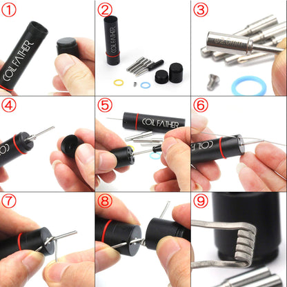 Coil Father Coiling Kit V2 Vape Coil Jig 1Stück/Packung
