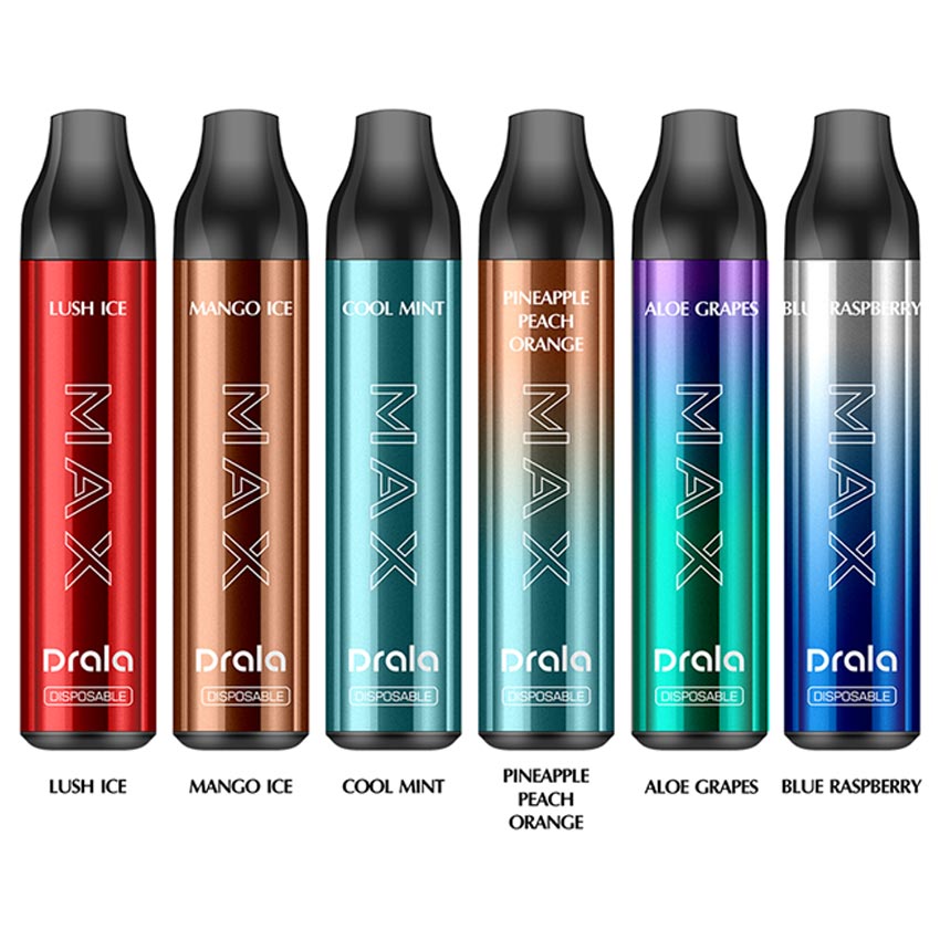 [Sonderangebot] Drala Max 6000 Rechargeable Einweg E-Zigarette Kit 550mAh (20mg)