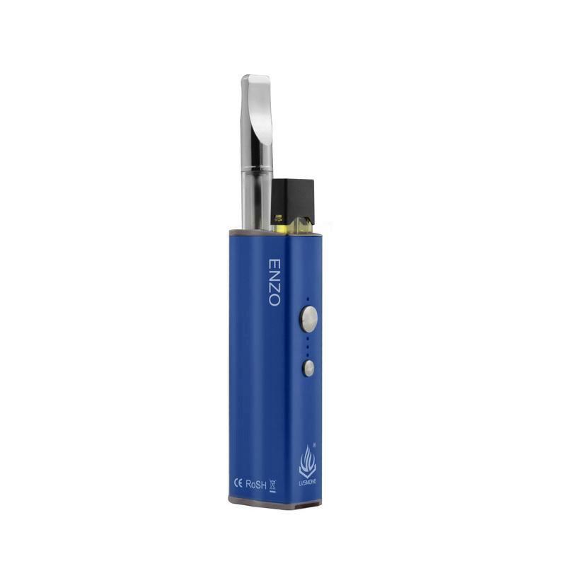 LVSmoke Enzo 4 in 1 450mAh Variable Voltage VV Box Mod für dicke Öle/Flüssigkeiten/Konzentrate/Trocken Cartridges Tank