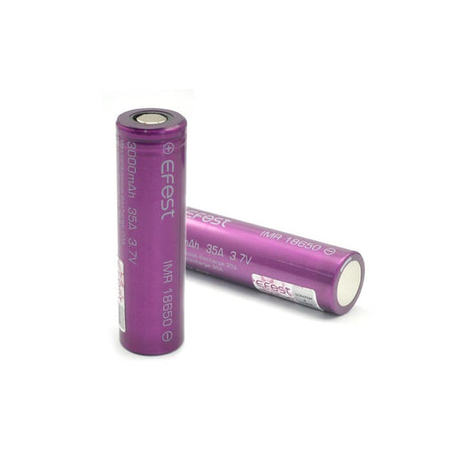 Efest IMR 18650 3000mAh 35A Flat Top Li-Ion Batterie 2Stück