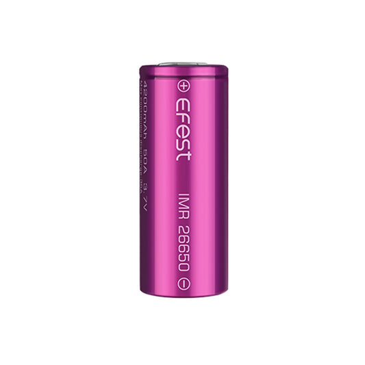 Efest IMR 26650 4200mAh 50A Flat Top Li-Ion Wiederaufladbare Batterie 1Stück