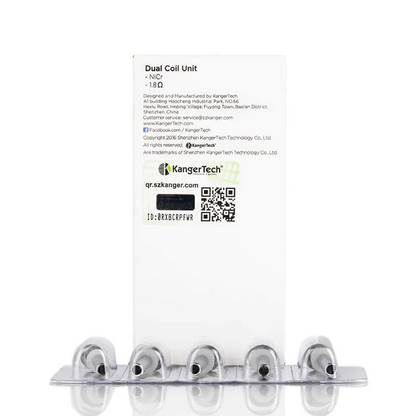 Kanger Ersatz New Dual Coil 5 Stück/Packung