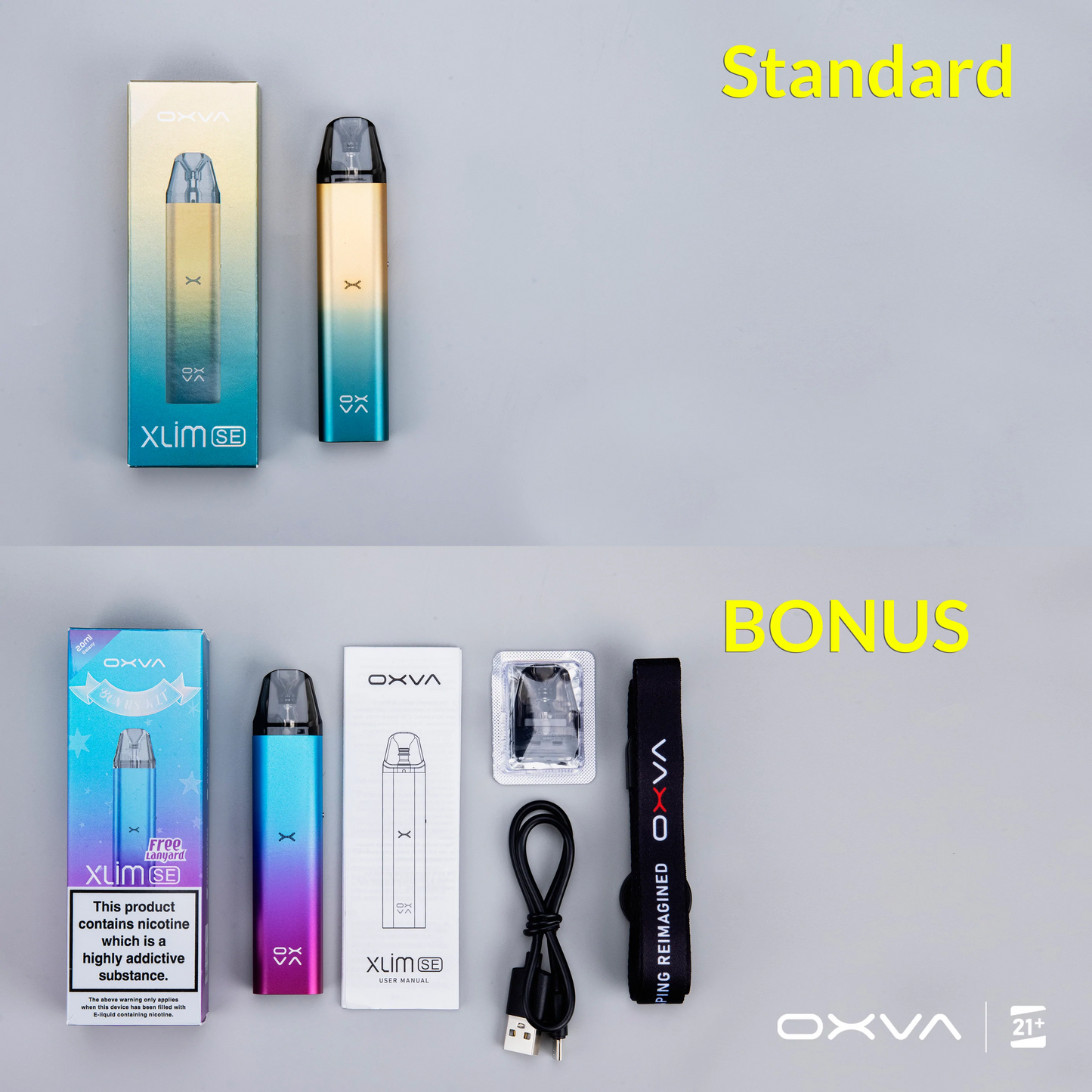 OXVA Xlim SE Bonus(Mit 2 Pod) Pod Kit 25W