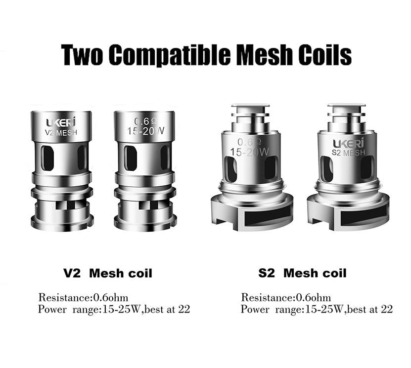 Ukeri Mesh Coil 5Stück/Packung für Brave/Magik Kit