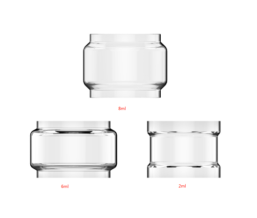 Uwell Valyrian II Pro Ersatzglas 2ml/6ml/8ml