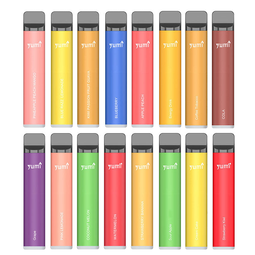 [Clearance sale] YUMI Bar 1500 Züge Einweg E-Zigarette Kit 850mAh (50mg)