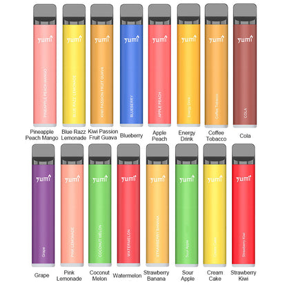 [Clearance sale] YUMI Bar 1500 Züge Einweg E-Zigarette Kit 850mAh (50mg)
