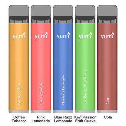[Clearance sale] YUMI Bar 1500 Züge Einweg E-Zigarette Kit 850mAh (20mg)