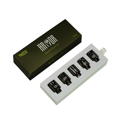 Yocan Quartz Dual Coil für Armor/Apex 5 Stück/Packung