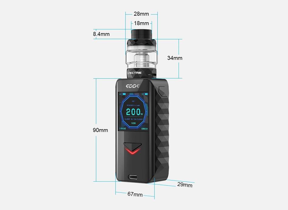 Digiflavor Edge 200W Kit mit Spectre Sub Ohm Verdampfer