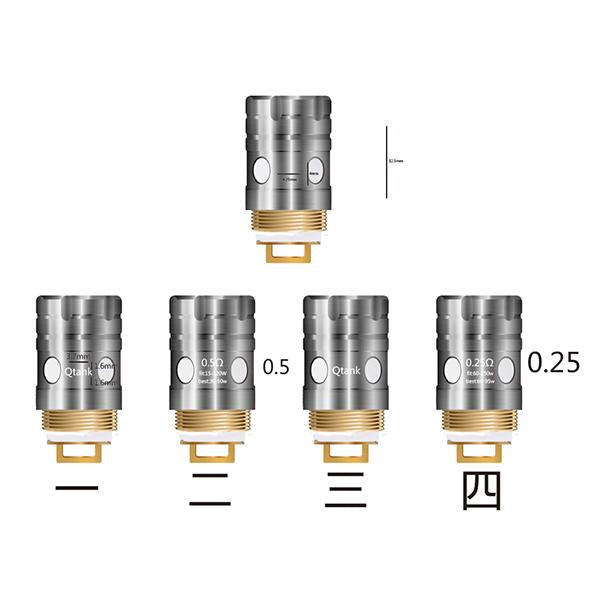 HENGLING Qtank Tank Ersatz Coil - 5 Stück / Packung