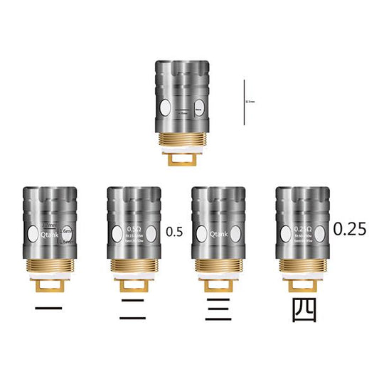 HENGLING Qtank Tank Ersatz Coil - 5 Stück / Packung