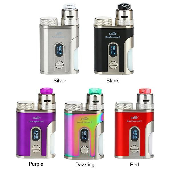 Eleaf Pico Squeeze 2 100W Squonk Kit mit Coral 2 RDA Verdampfer (Mit einer 21700 Batterie)
