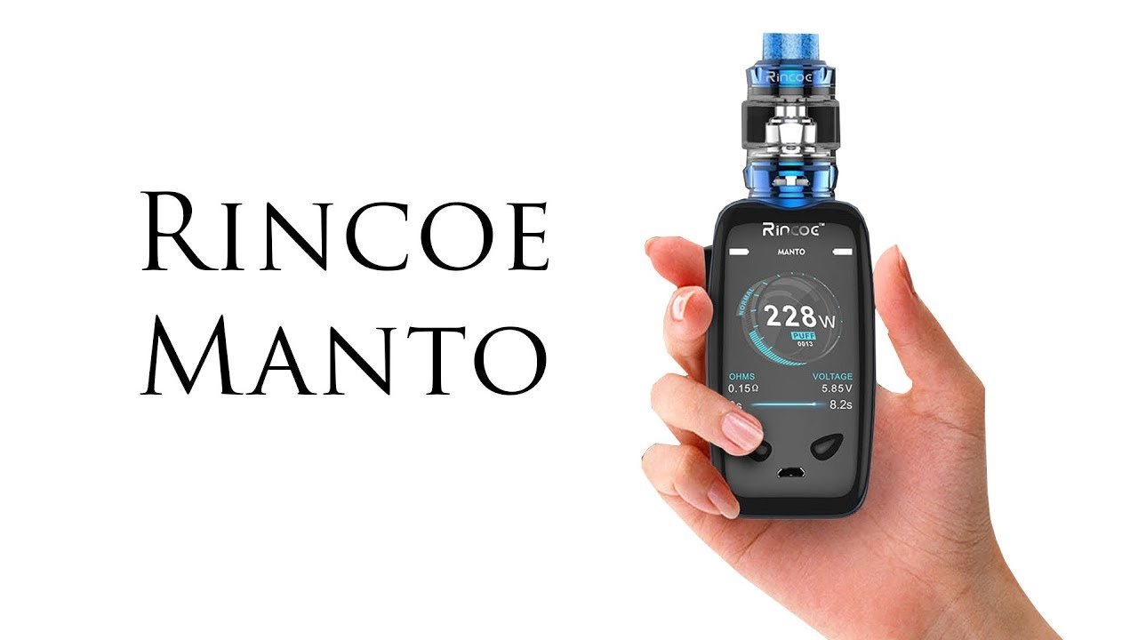 Rincoe Manto 228W TC Mod Set mit Metis Tank - 6ml
