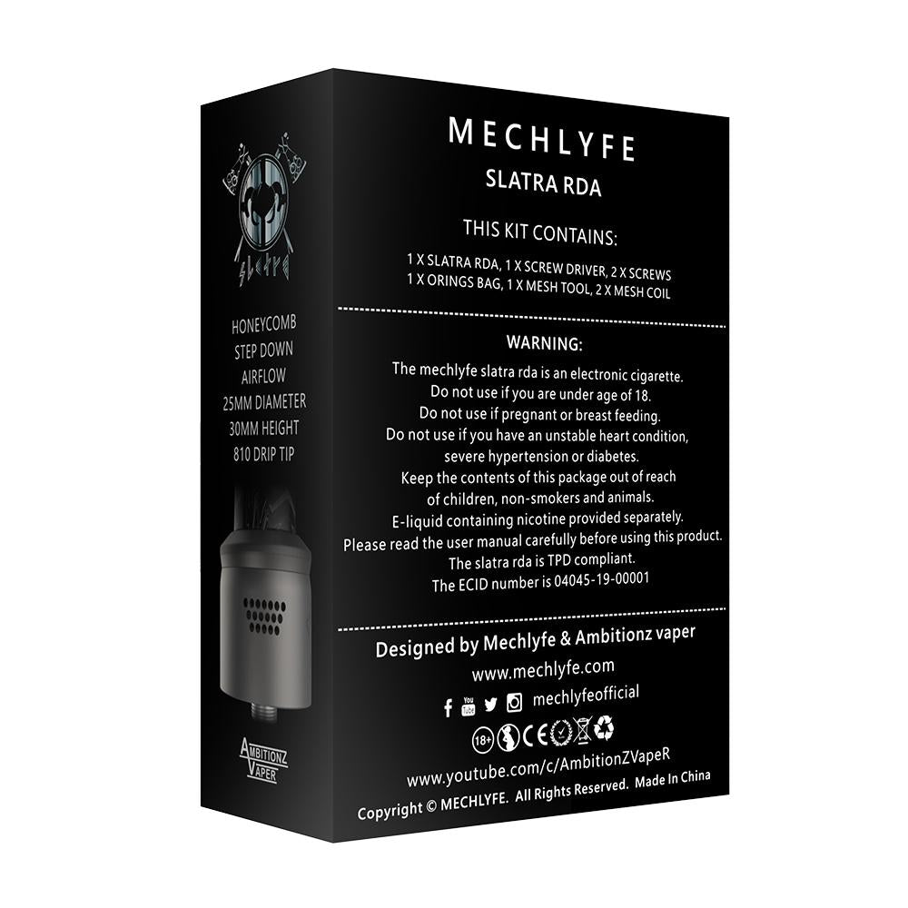 Mechlyfe x AmbitionZ Vaper Slatra Mesh BF RDA 25mm Verdampfer