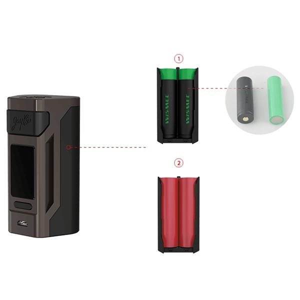 Wismec Reuleaux RX2 20700 200W TC Box Mod Akkuträger