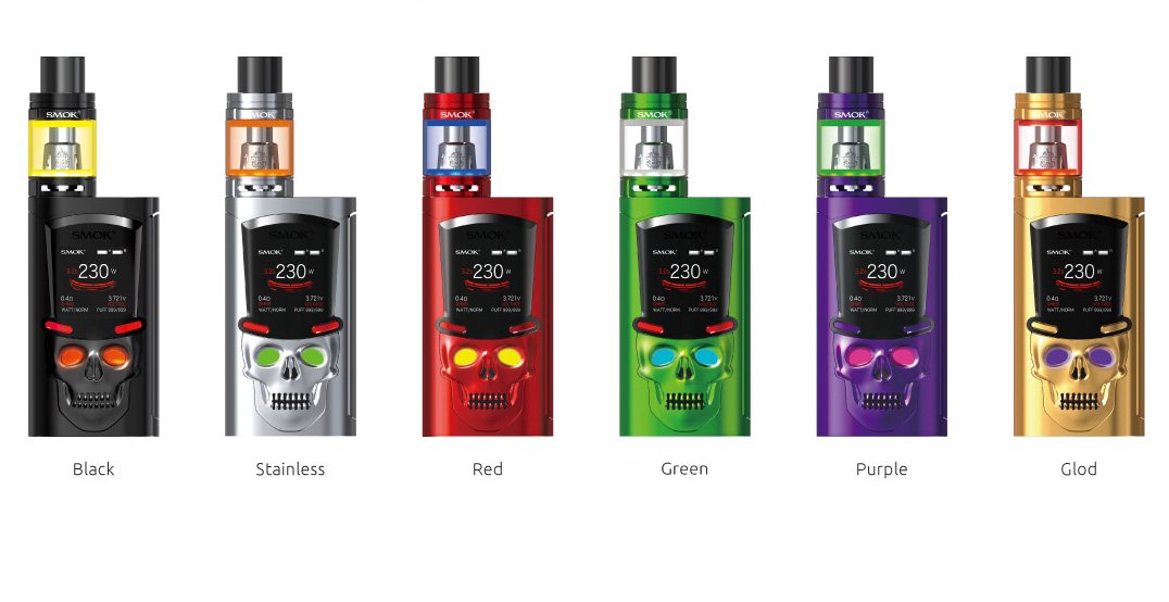 SMOK S - PRIV 230W Starter Kit Starterset mit TFV8 Big Baby Light Edition - 5ml